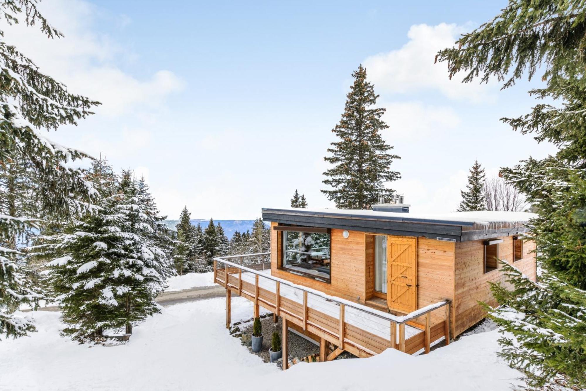 Grand Chalet Standing Avec Jacuzzi A Chamrousse Ski 1750 Exterior photo