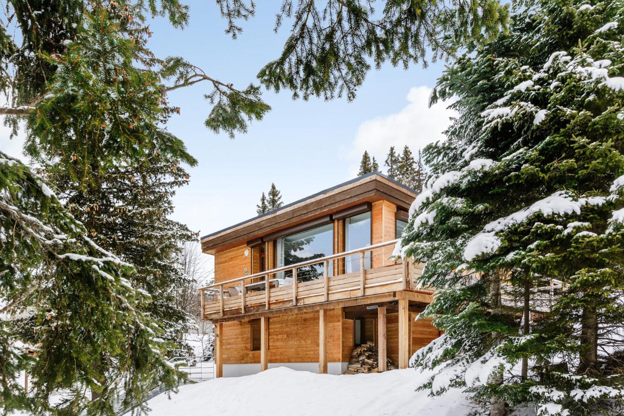 Grand Chalet Standing Avec Jacuzzi A Chamrousse Ski 1750 Exterior photo