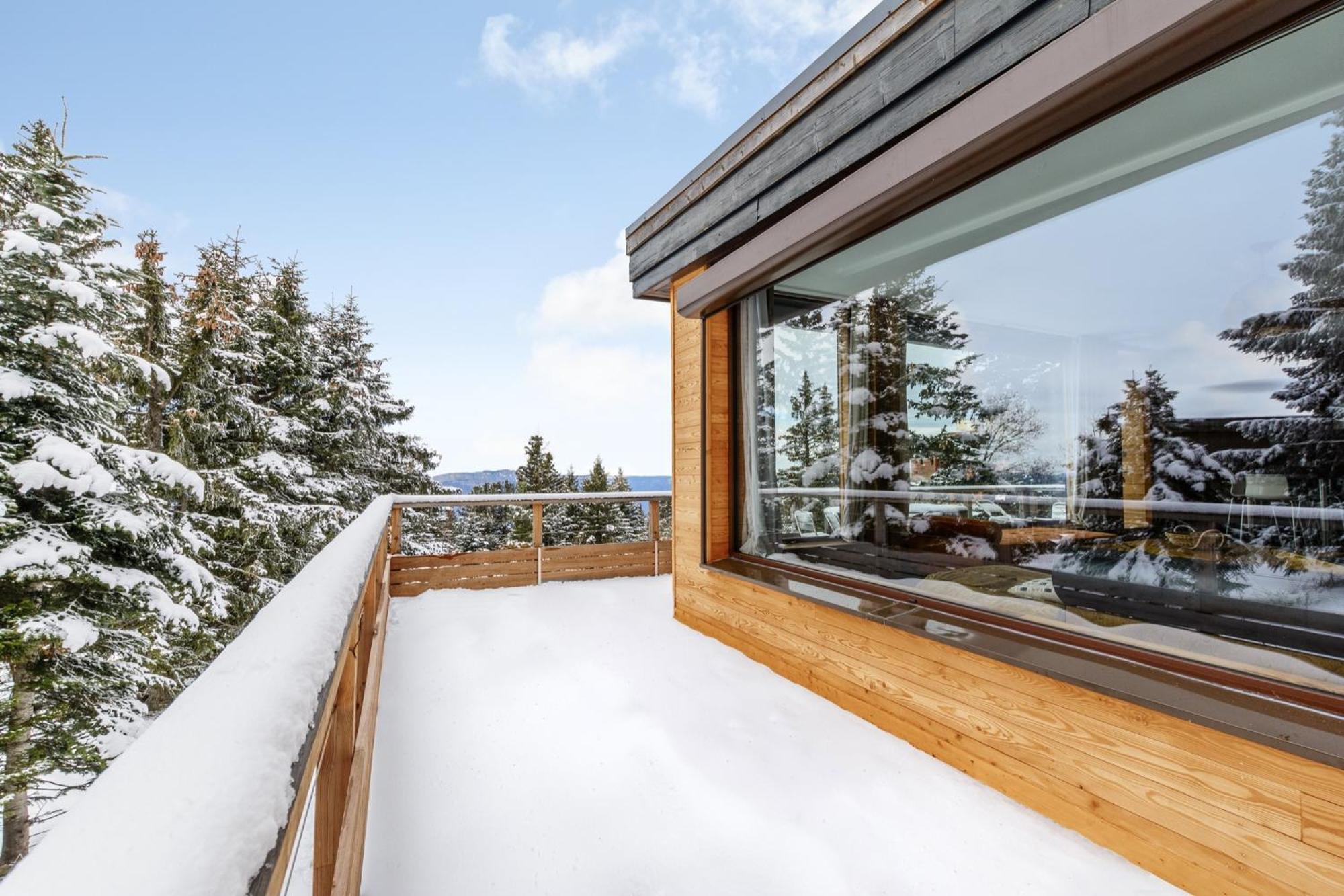 Grand Chalet Standing Avec Jacuzzi A Chamrousse Ski 1750 Exterior photo
