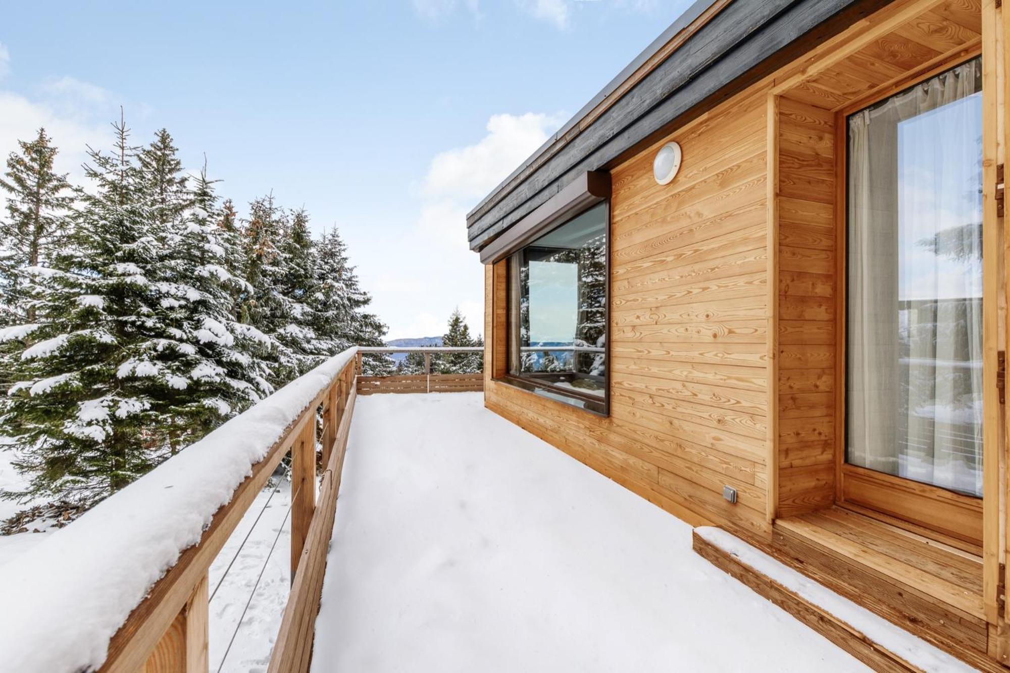 Grand Chalet Standing Avec Jacuzzi A Chamrousse Ski 1750 Exterior photo