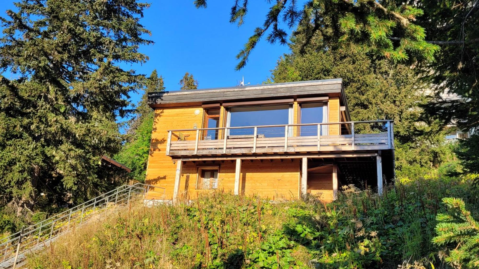 Grand Chalet Standing Avec Jacuzzi A Chamrousse Ski 1750 Exterior photo