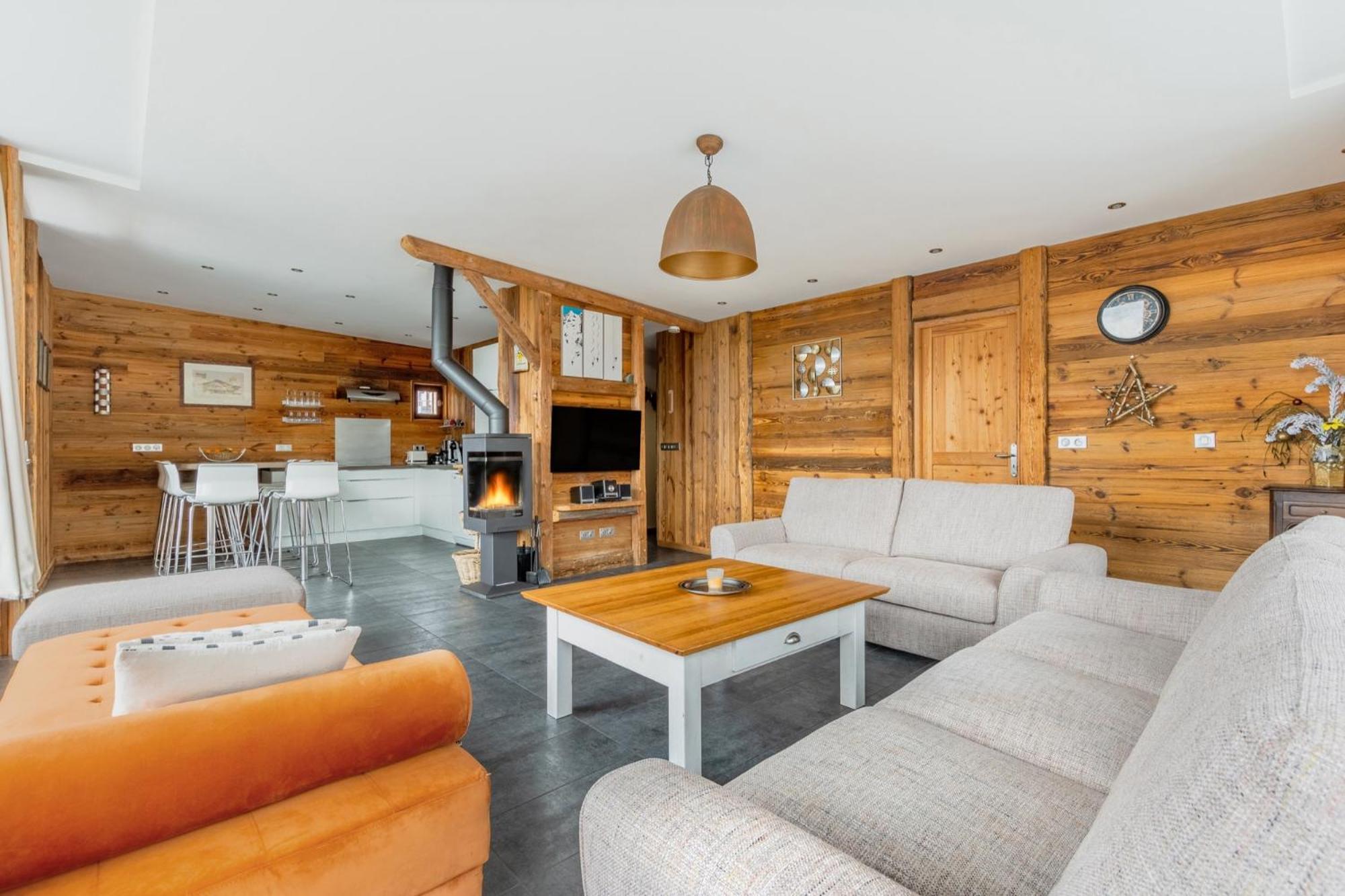 Grand Chalet Standing Avec Jacuzzi A Chamrousse Ski 1750 Exterior photo