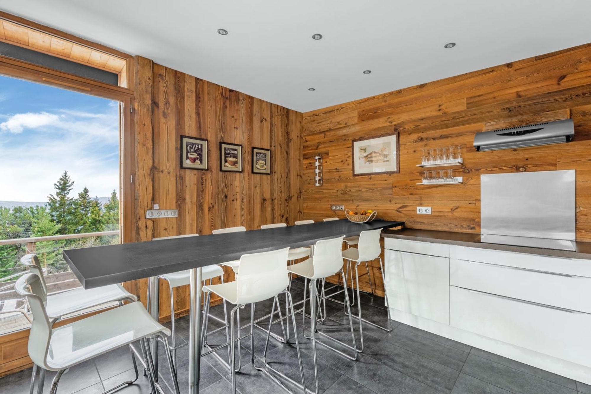 Grand Chalet Standing Avec Jacuzzi A Chamrousse Ski 1750 Exterior photo